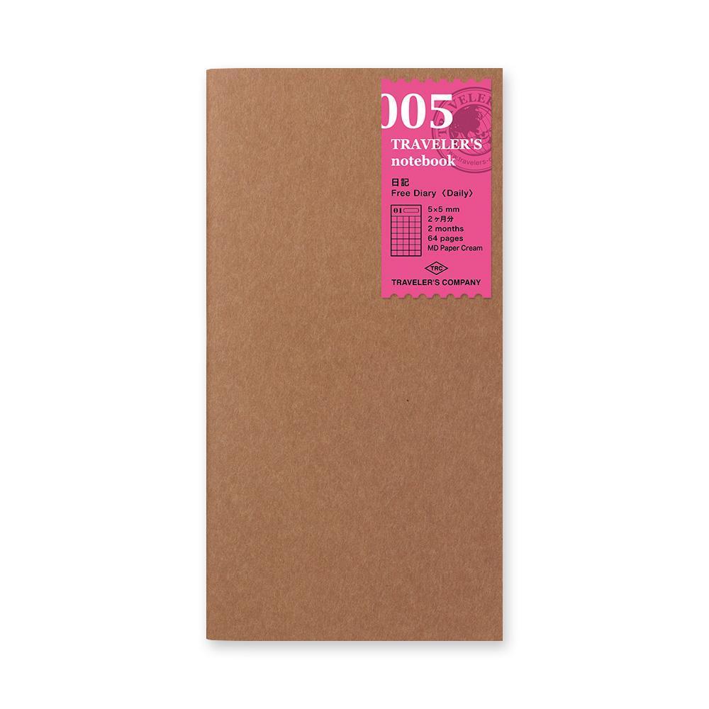 TRAVELER'S Notebook Refill 005 - Free Diary-Refill-DutchMills