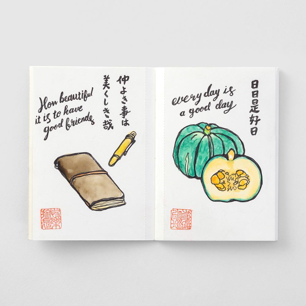 TRAVELER'S Notebook Refill 015 - Watercolor Paper - Passport Size-Refill-DutchMills