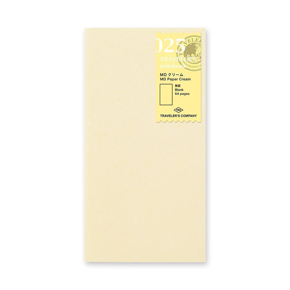 TRAVELER'S Notebook Refill 025 - MD Paper Cream-Refill-DutchMills