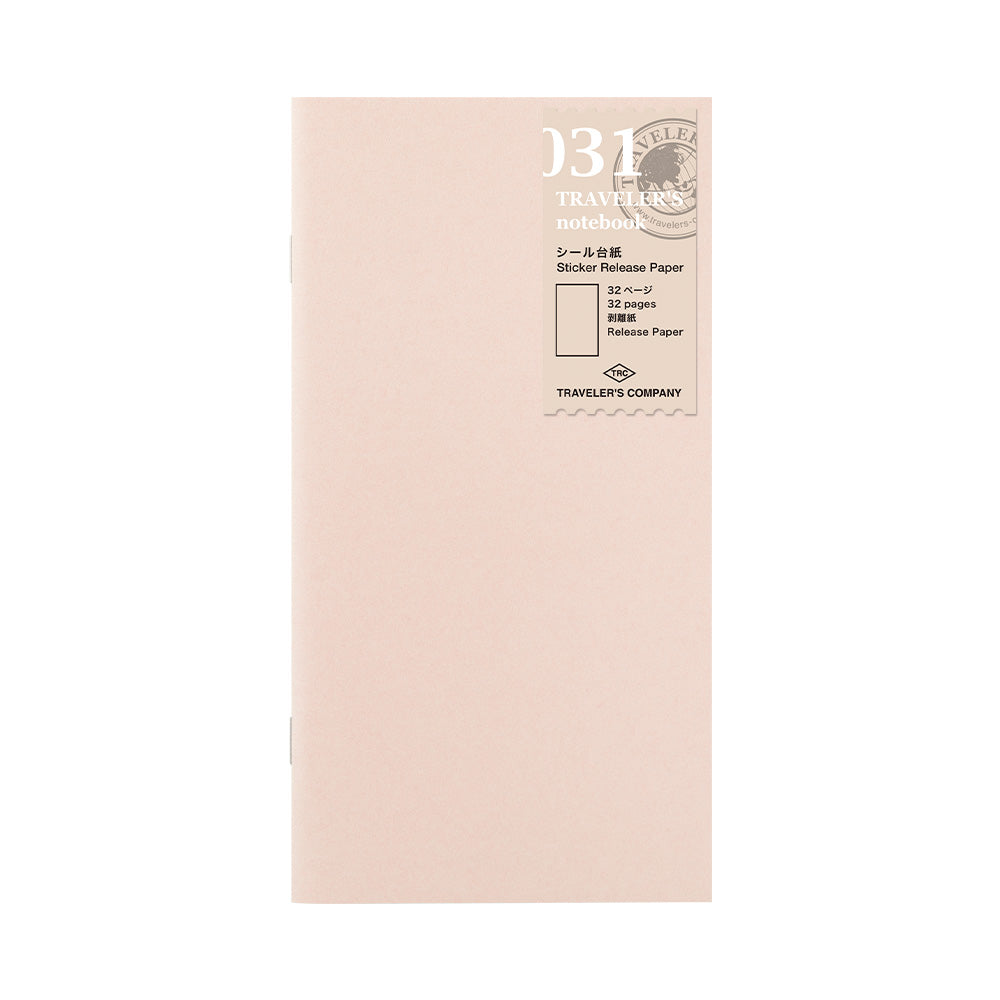 PRE-ORDER TRAVELER'S notebook Refill 031 - Sticker Release Paper-Refill-DutchMills
