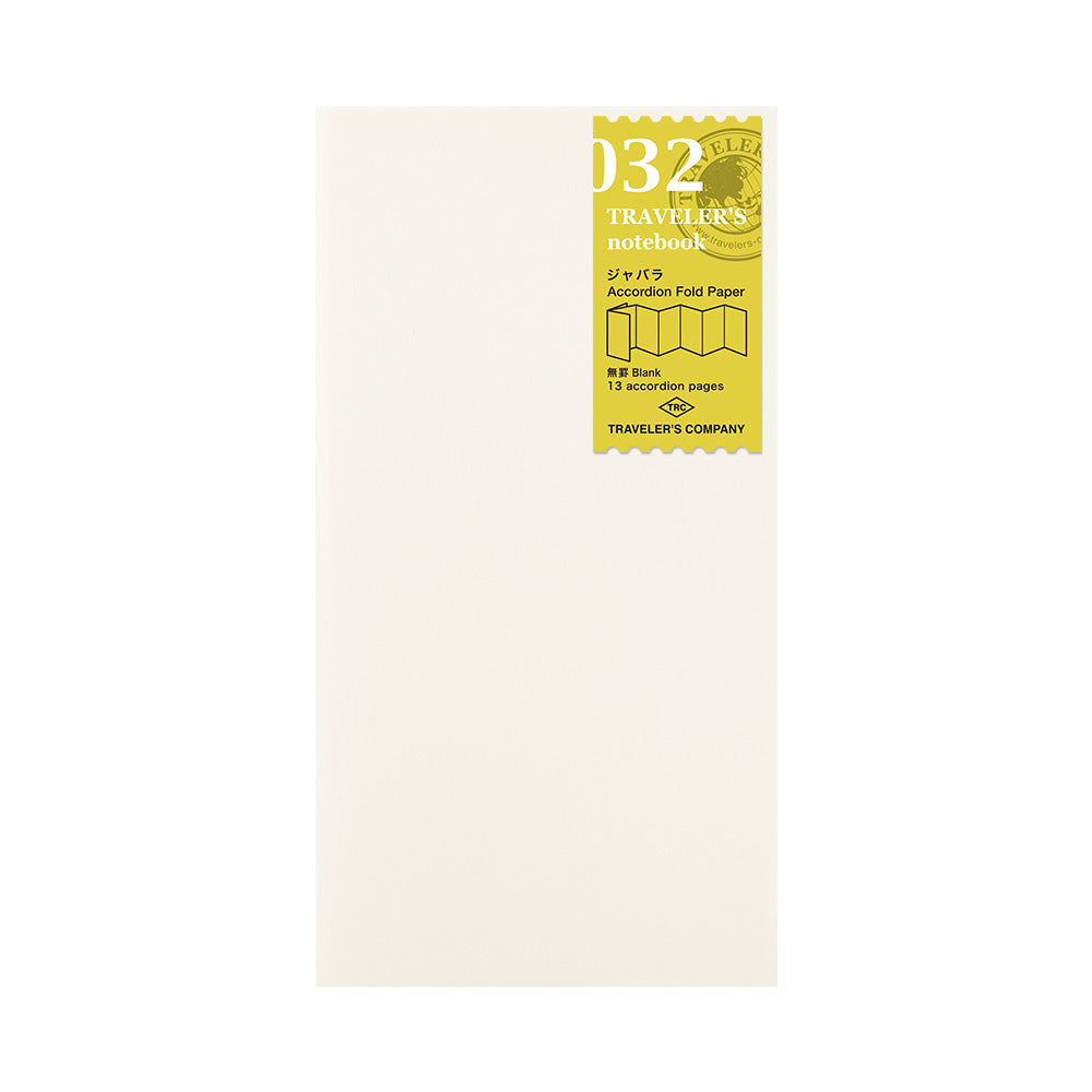 PRE-ORDER TRAVELER'S notebook - Refill 032 - Accordion Fold Paper-Refill-DutchMills