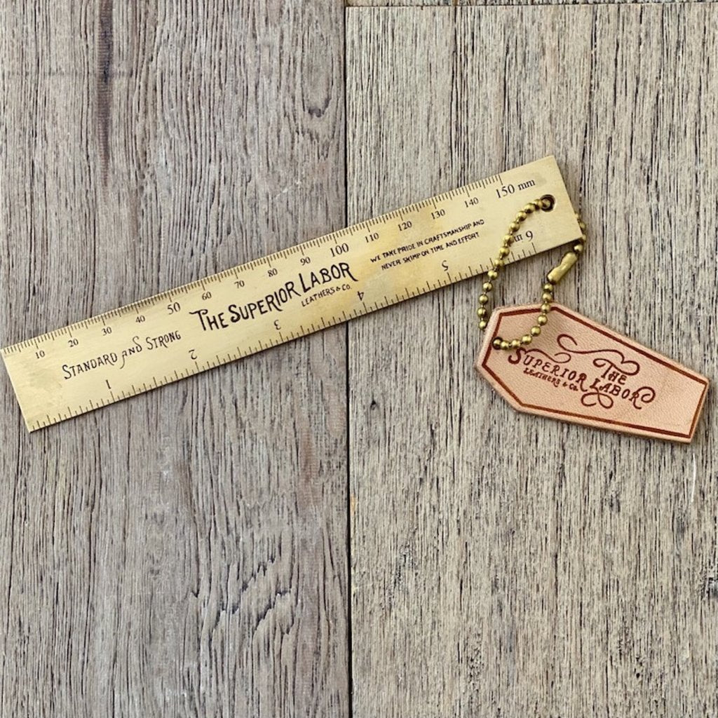 The Superior Labor - Brass Ruler (15cm)-Liniaal-DutchMills