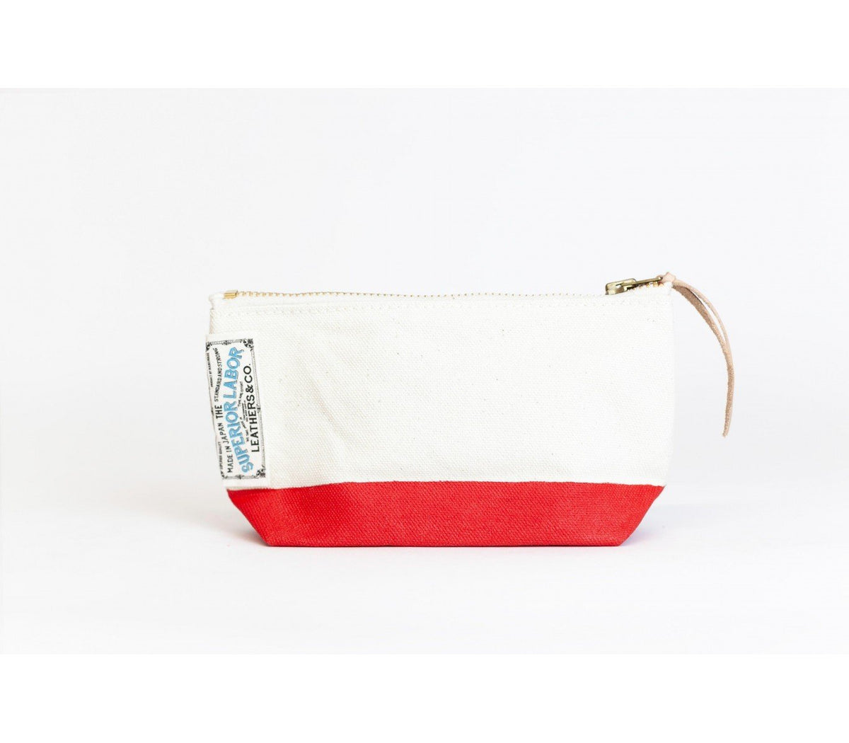 The Superior Labor - Cotton Canvas Pouch #02 - Red-Etui-DutchMills