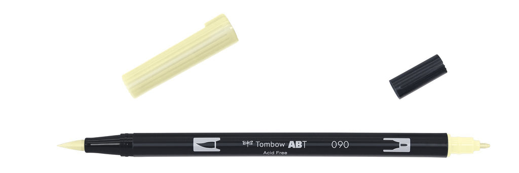 Tombow - ABT-090 Dual Brush Pen - Lemon Cream-Stift-DutchMills