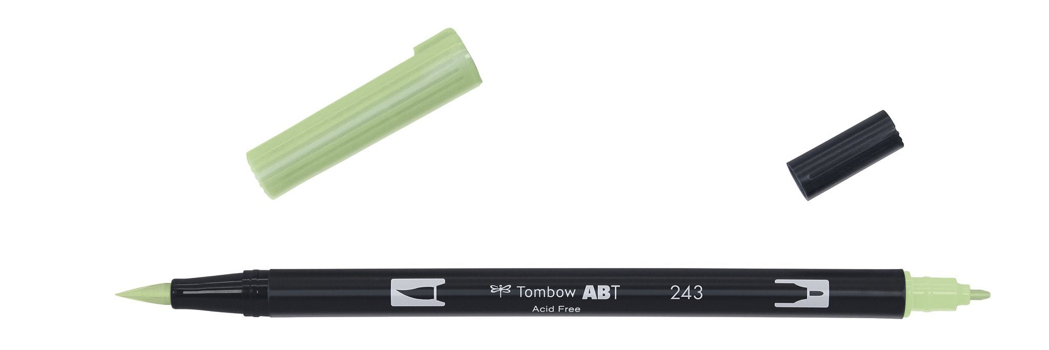 Tombow - ABT-243 Dual Brush Pen - Mint-Stift-DutchMills