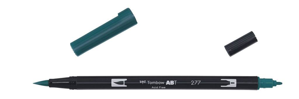 Tombow - ABT-277 Dual Brush Pen - Dark Green-Stift-DutchMills