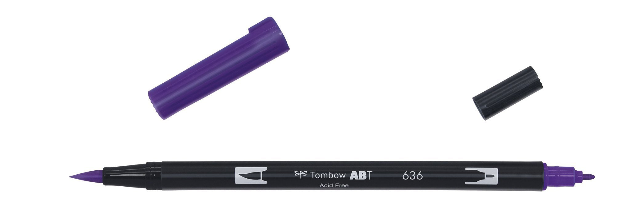 Tombow - ABT-636 Dual Brush Pen - Imperialpurple-Stift-DutchMills