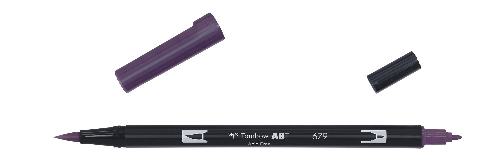 Tombow - ABT-679 Dual Brush Pen - Dark Plum-Stift-DutchMills