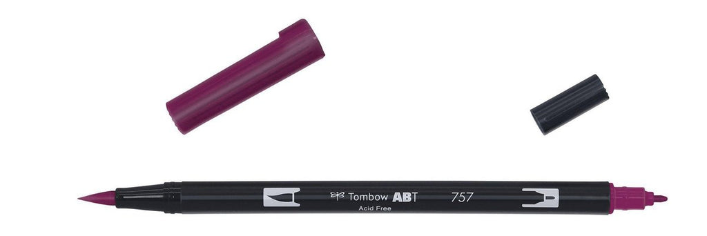Tombow - ABT Dual Brush Tekenpen - Port Red-Stift-DutchMills