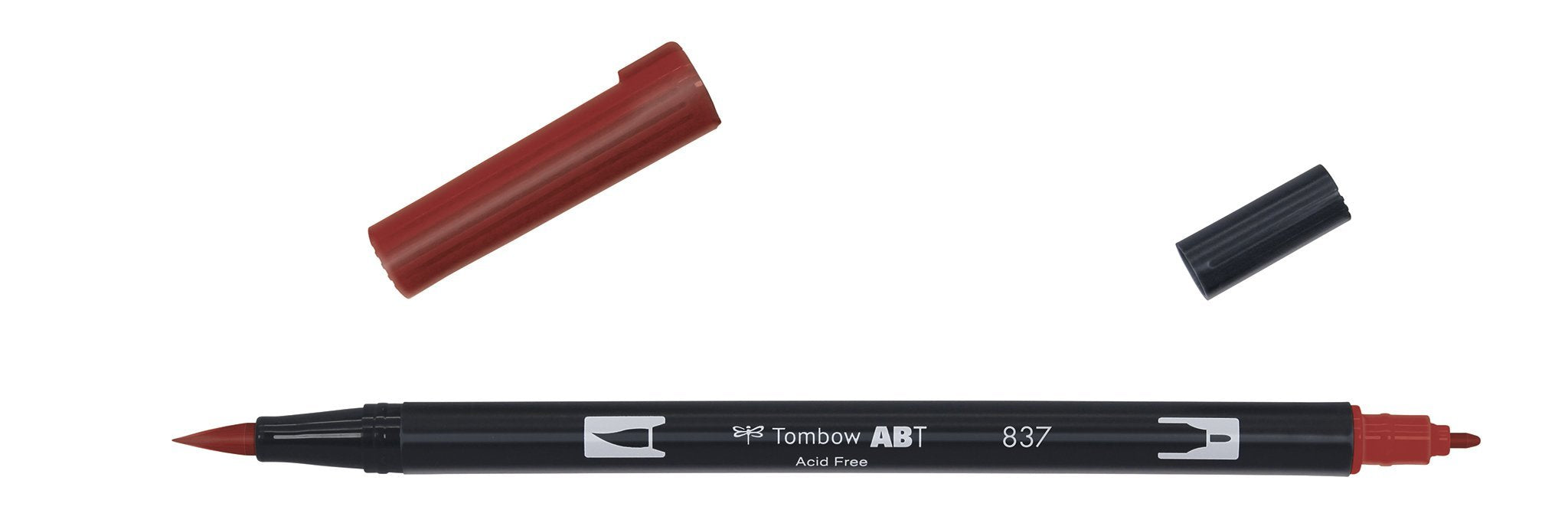 Tombow - ABT-837 Dual Brush Pen - Wine Red-Stift-DutchMills