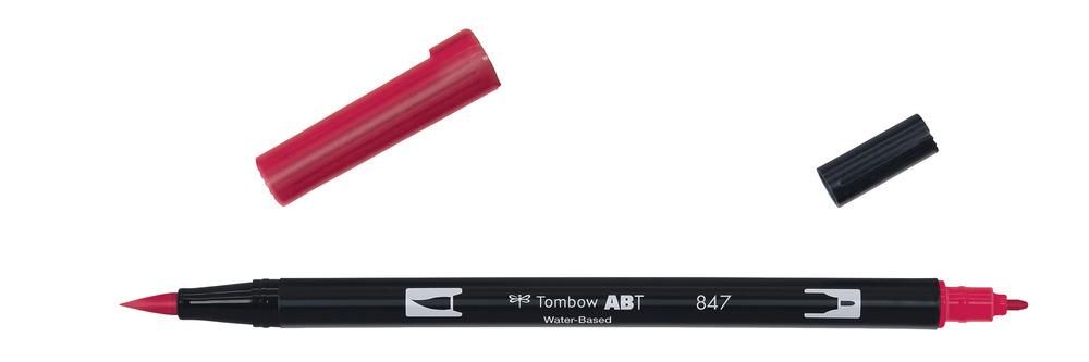 Tombow - ABT-847 Dual Brush Pen - Crimson-Stift-DutchMills