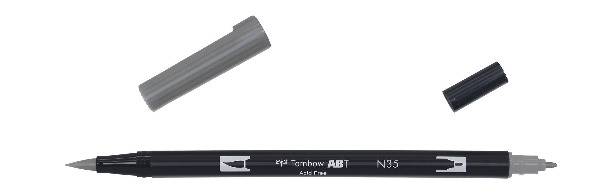 Tombow - ABT-N35 Dual Brush Pen - Cool Gray 12-Stift-DutchMills