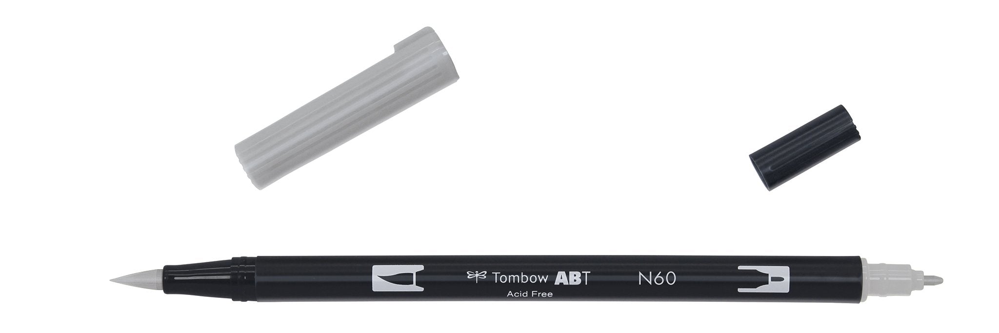 Tombow - ABT-N60 Dual Brush Pen - Cool Gray 6-Stift-DutchMills