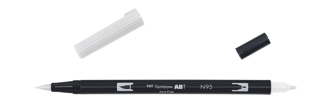Tombow - ABT-N95 Dual Brush Pen - Cool Gray 1-Stift-DutchMills