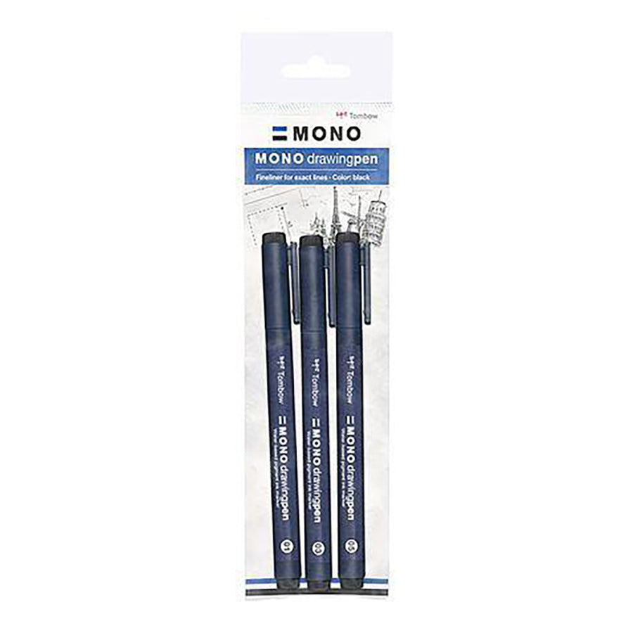 Tombow - Mono drawing pen set van 3-Stift-DutchMills