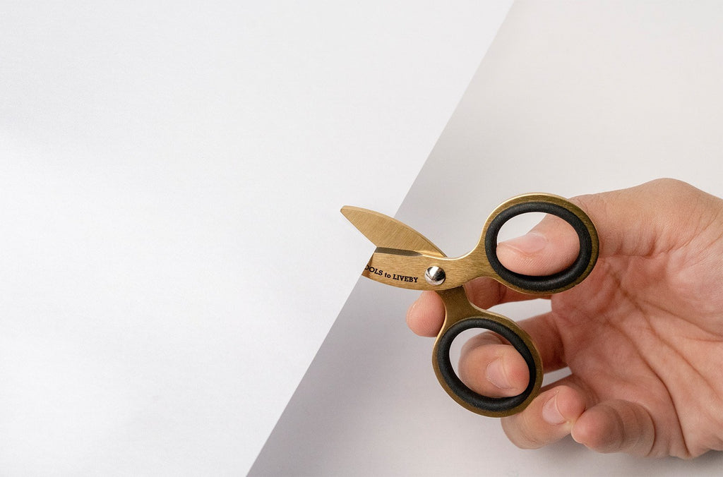 Tools to Liveby - Scissors 3" - Gold (schaar)-Schaar-DutchMills