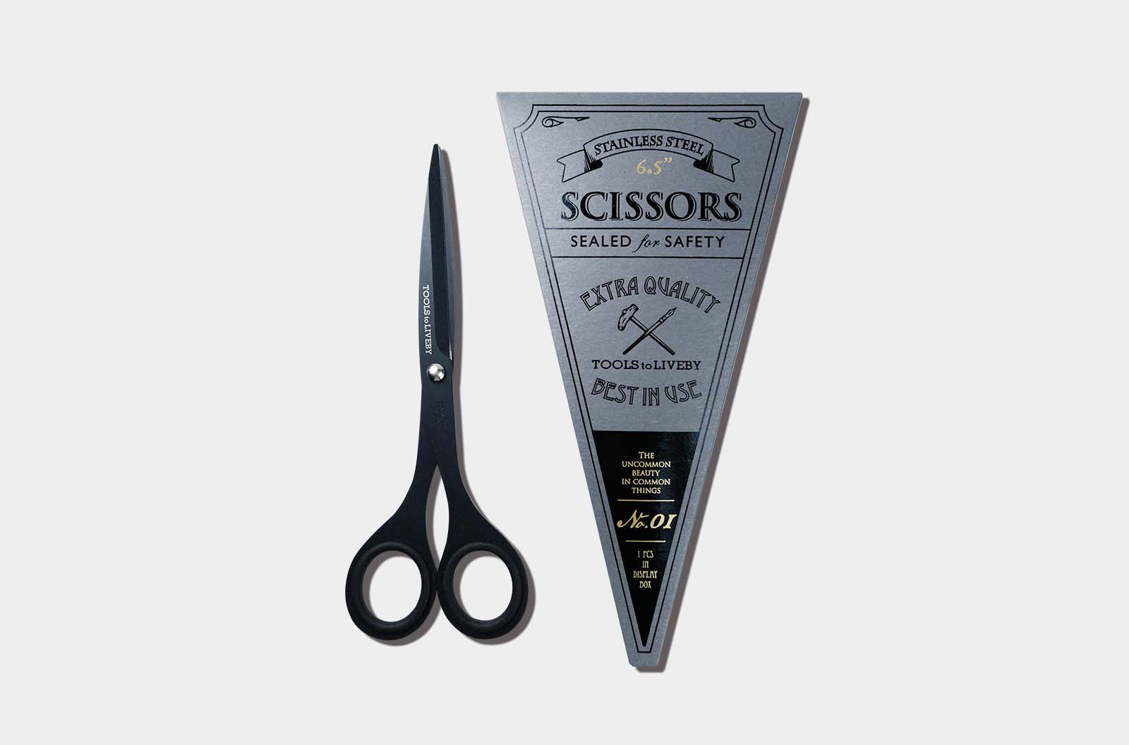 Tools to Liveby - Scissors 6.5" - Black (schaar)-Schaar-DutchMills