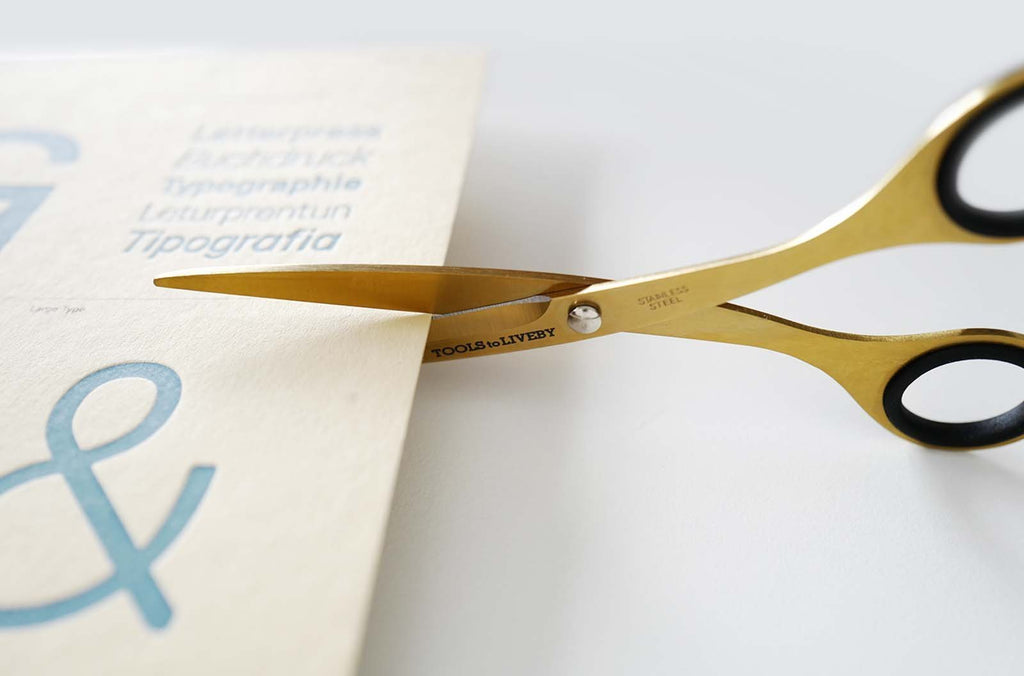 Tools to Liveby - Scissors 6.5" - Gold (schaar)-Schaar-DutchMills