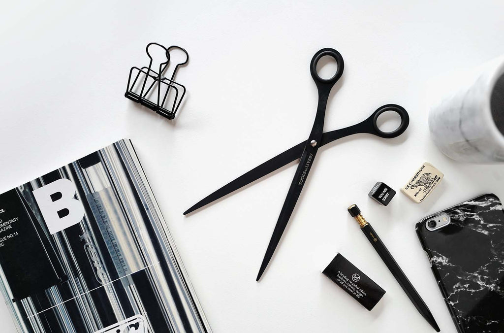 Tools to Liveby - Scissors 9" - Black (schaar)-Schaar-DutchMills