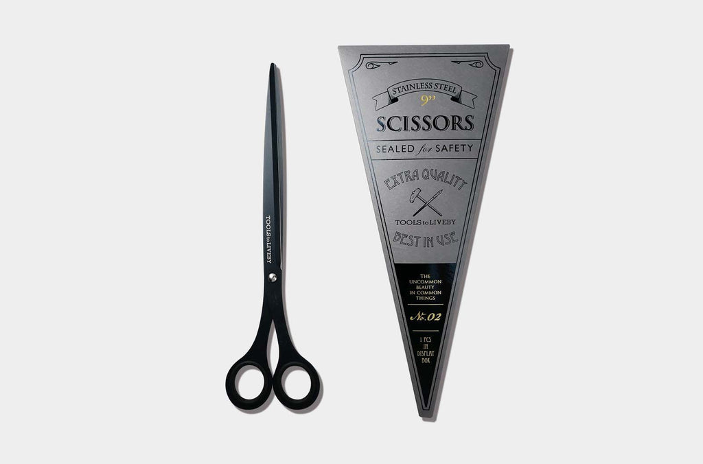 Tools to Liveby - Scissors 9" - Black (schaar)-Schaar-DutchMills
