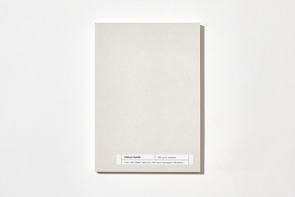 Trolls Paper - Plain Note 103 Grid-Notitieboek-DutchMills