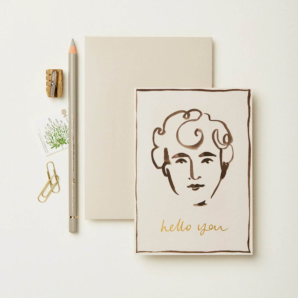 Wanderlust Paper Co. - Portrait 'Hello You'-Kaart-DutchMills