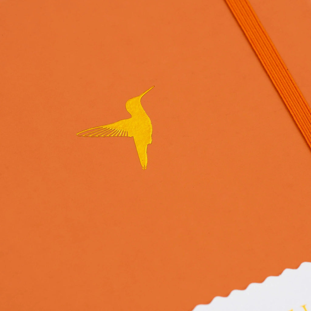 Yop & Tom - A5 Dot Grid Journal - Hummingbird - Burnt Orange-Notitieboek-DutchMills