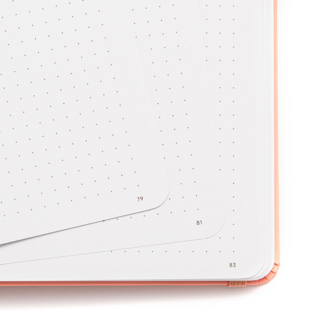 Yop & Tom - A5 Dot Grid Journal - Hummingbird - Charcoal-Notitieboek-DutchMills