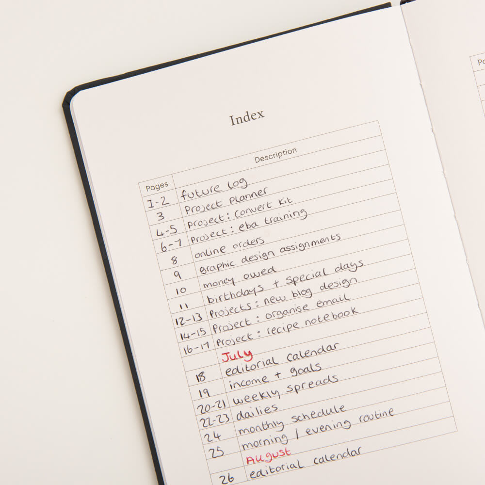 Yop & Tom - A5 Dot Grid Journal - Hummingbird - Charcoal-Notitieboek-DutchMills