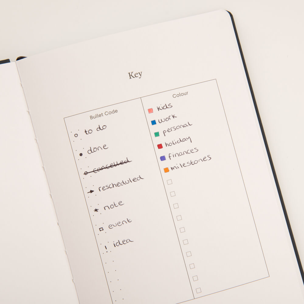 Yop & Tom - A5 Dot Grid Journal - Hummingbird - Charcoal-Notitieboek-DutchMills