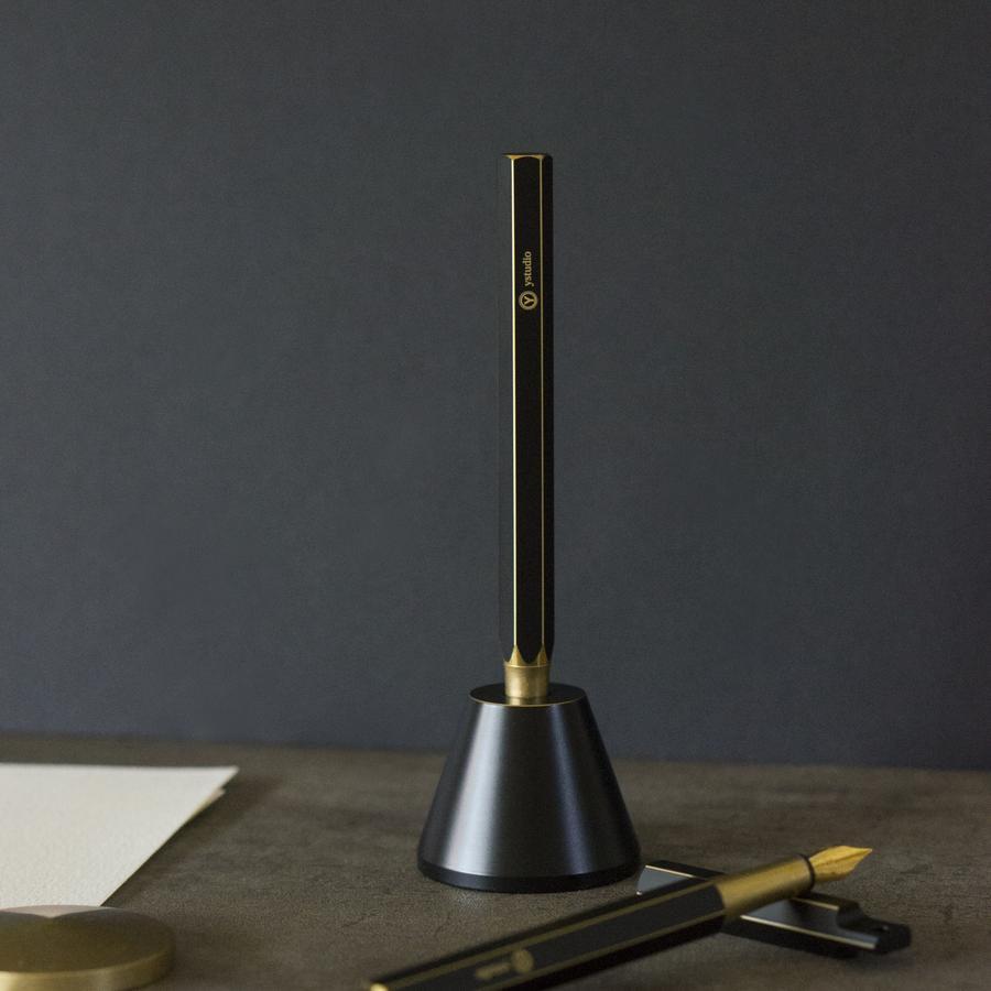 Ystudio - Desk Fountain Pen (Brassing)-Vulpen-DutchMills