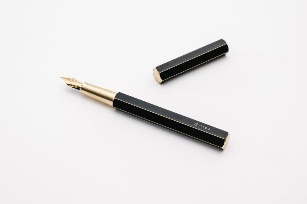 Ystudio - Classic Revolve Fountain Pen - Black-Vulpen-DutchMills