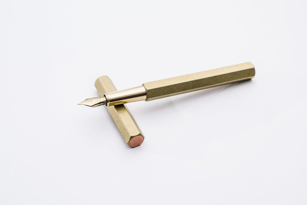 Ystudio - Classic Revolve Fountain Pen - Brass-Vulpen-DutchMills