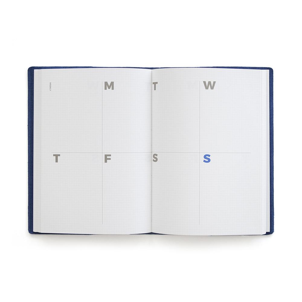 JStory - PLAN A5 Grid Journal Cotton Cover - Beige-Planner-DutchMills