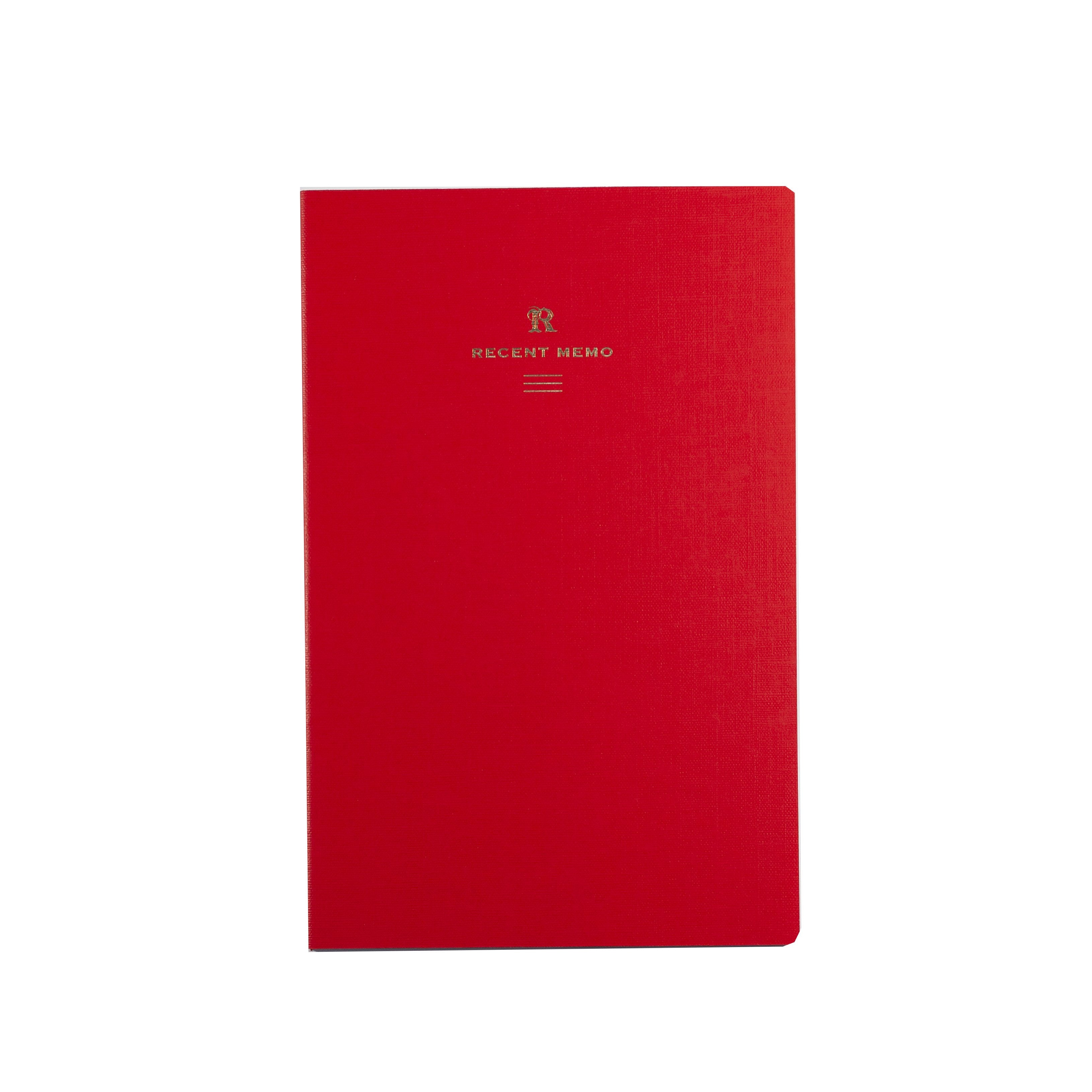 Life Stationery - Recent Memo Lined - Red-Notitieboek-DutchMills