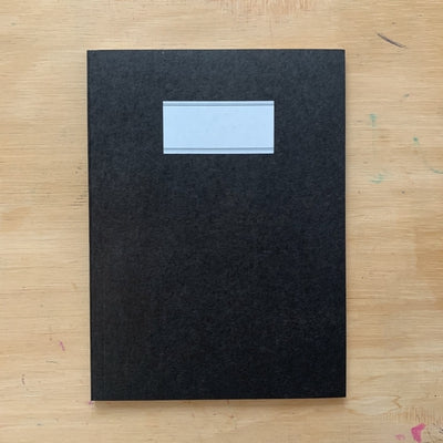 O-Check Design - Plain Notebook Medium - Black-Notitieboek-DutchMills