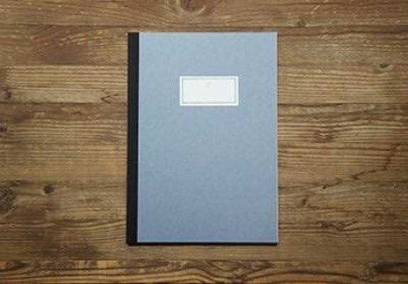 O-Check Design - Stitch Notebook Large - Sky-Notitieboek-DutchMills