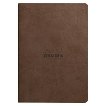 Rhodia - Notebook Softcover 64 pagina's - Lijntjes - Chocolade-DutchMills