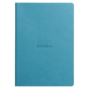 Rhodia - Notebook Softcover 64 pagina's - Lijntjes - Turqoise-DutchMills