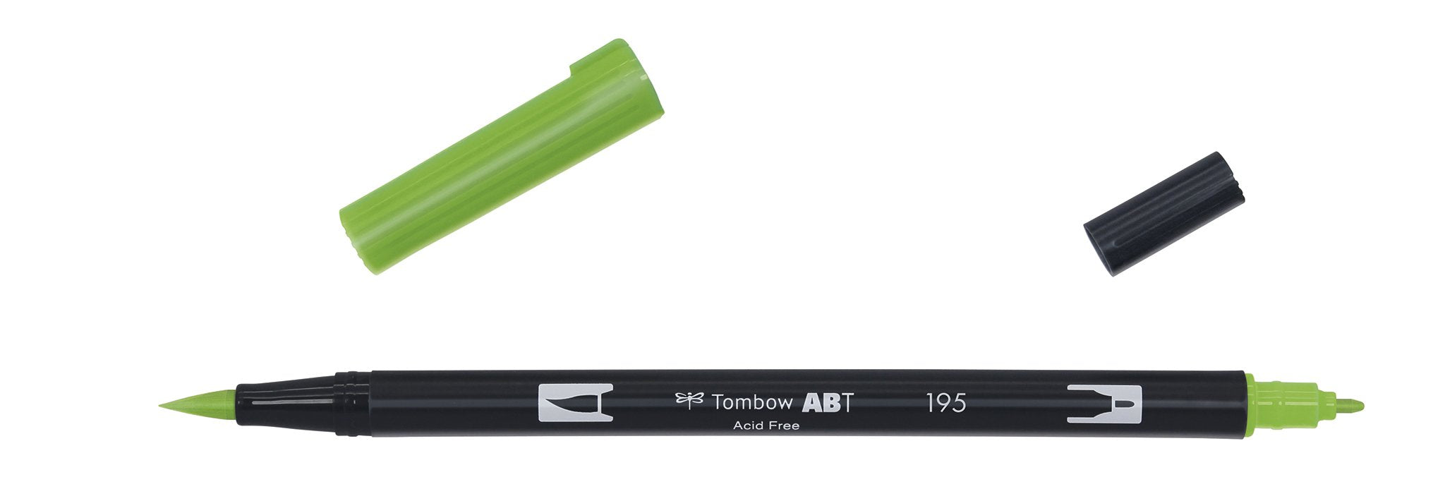 Tombow - ABT-195 Dual Brush Pen - Light Green-Stift-DutchMills