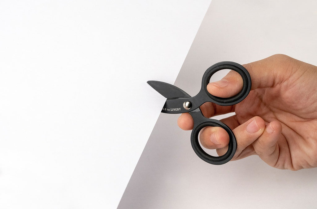 Tools to Liveby - Scissors 3" - Black (schaar)-Schaar-DutchMills